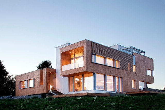 contemporary exterior house plan