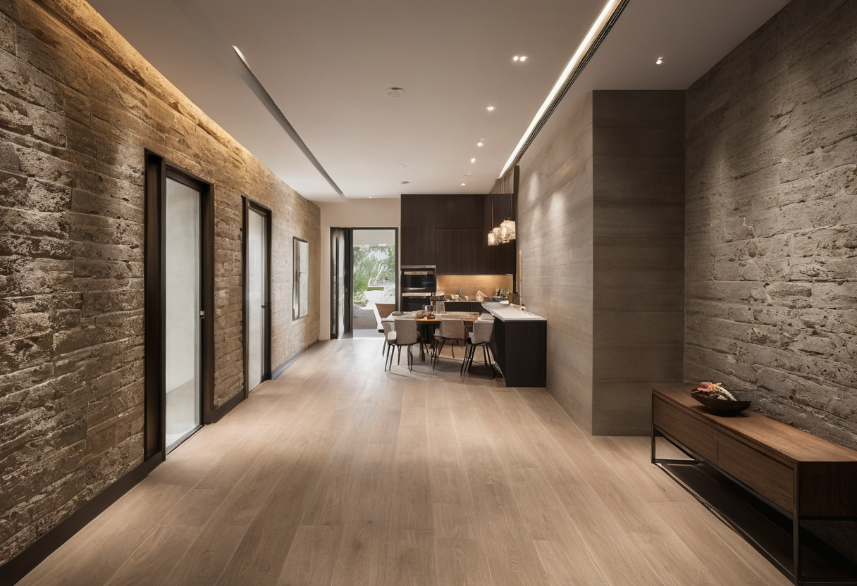 Which drawings and documents show that an interior design company in Dubai can deliver beyond Instagram images shown in a luxury residential interior