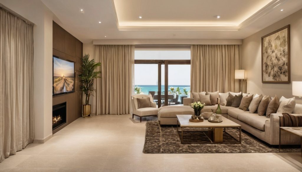 A Dubai villa layout should pass a coordinated drawing test before approval shown in a luxury residential interior