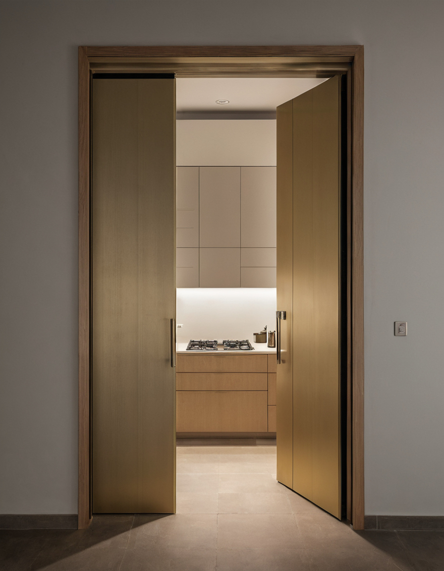Luxury interior image showing Every villa door must be tested through its complete operating envelope