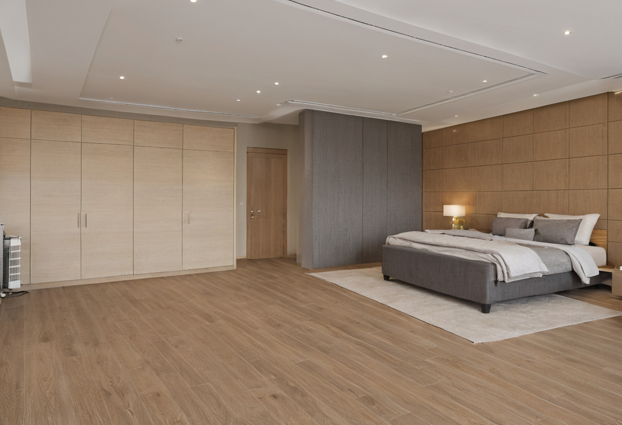 Temporary utilities, family access and site security require a written occupied-home plan shown in a luxury residential interior